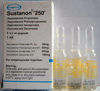 Sustanon/Organon/Pakistan<BR> 250mg/ml x 3 amps
