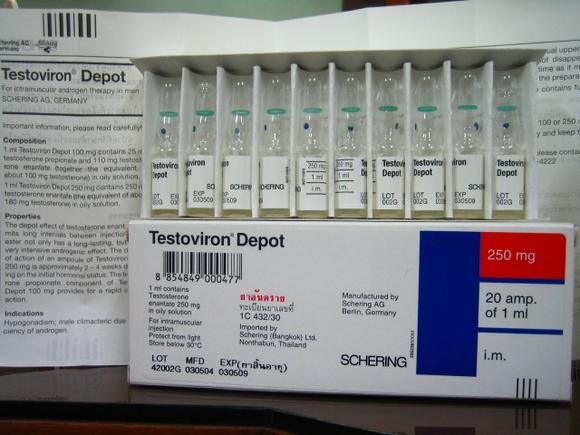 Testoviron/Schering<BR>250mg/ml x 20 amps